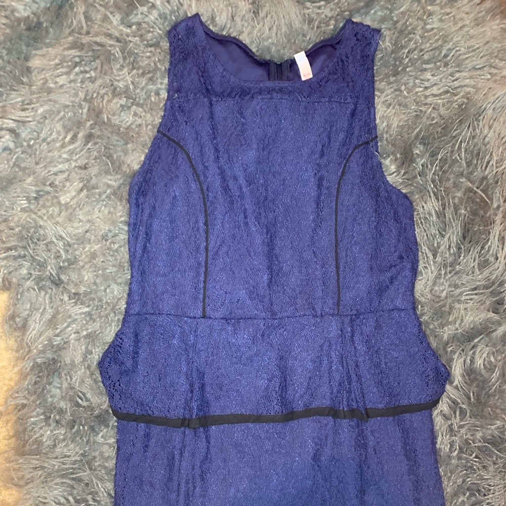 Xhilaration Blue & Black Dress